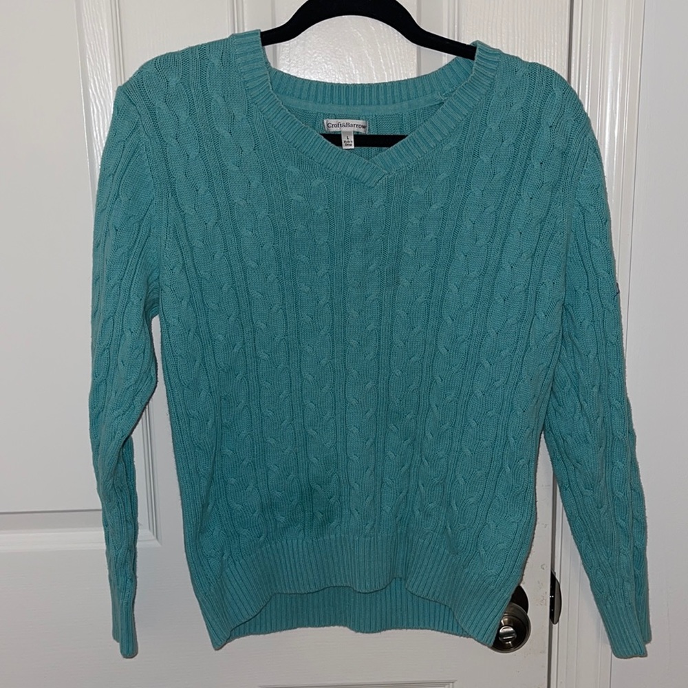 Teal Classic Sweater size L